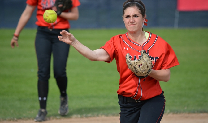 Megan Miller is four-year starter for Saint Martin's at third base, as she has helped lead them to a 13-2 start this season.
